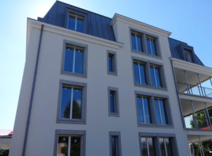 Luzern Mettenwyl, Fassade mit Balkon